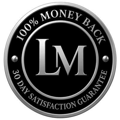 100% money back. 30 day satisfaction guarantee.